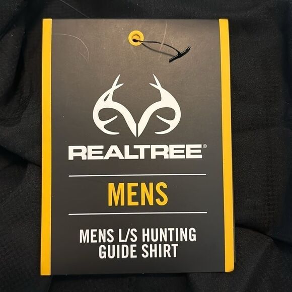 NEW REALTREE L/S hunting guide shirt black 3XL - Picture 4 of 6